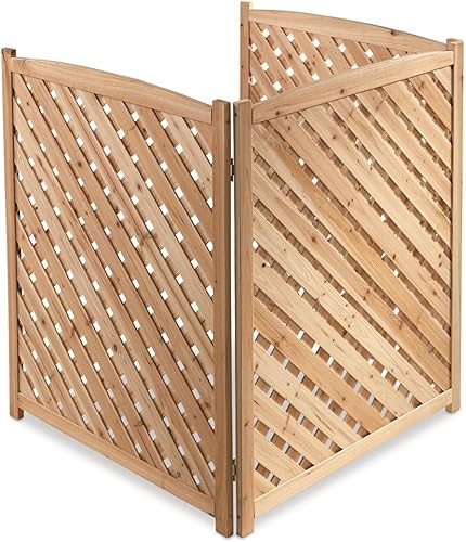 CASTLECREEK Pantalla de valla de aire acondicionado, cubiertas de aire acondicionado para exteriores para ocultar el aire acondicionado y para