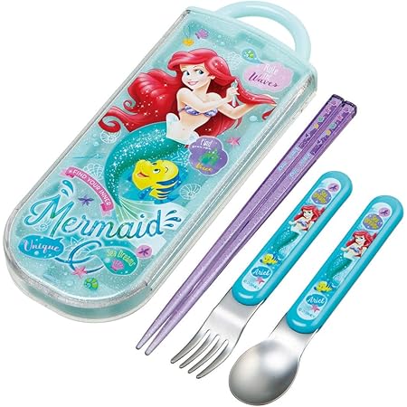 Amazon スケーター 子供用 トリオセット リトルマーメイド アリエル 日本製 Tcs1am 弁当用箸 カトラリー オンライン通販