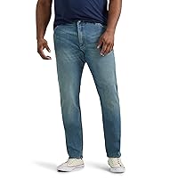 Lee Big & Tall Extreme Motion Athletic Taper Jean Jeans, Mega