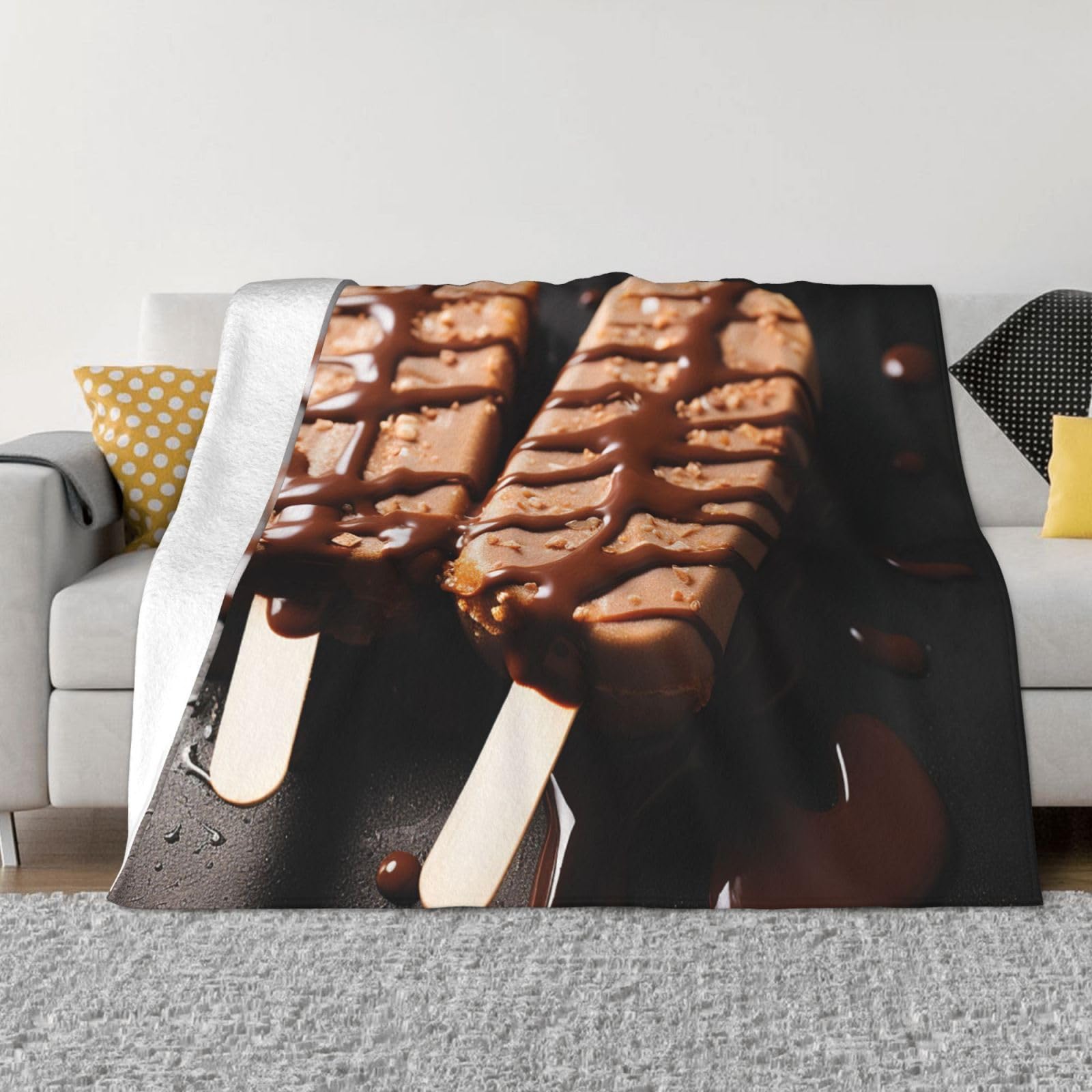Couverture polaire flanelle légère contre le froid pour lit et canapé