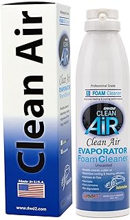 DWD2 Clean AIR Premium Automotive Foaming AC Evaporator Coil Cleaner (unscented) Renew Your air Conditioner! (single 8.oz)