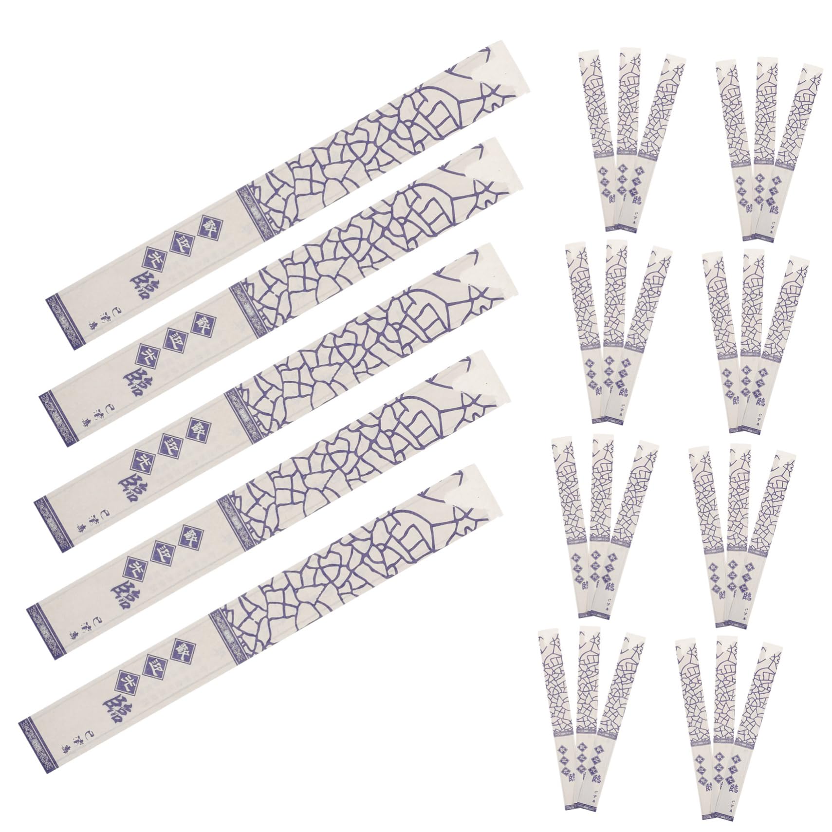 Palillos desechables de madera con funda para vajilla oriental catering y hogar 500 ud