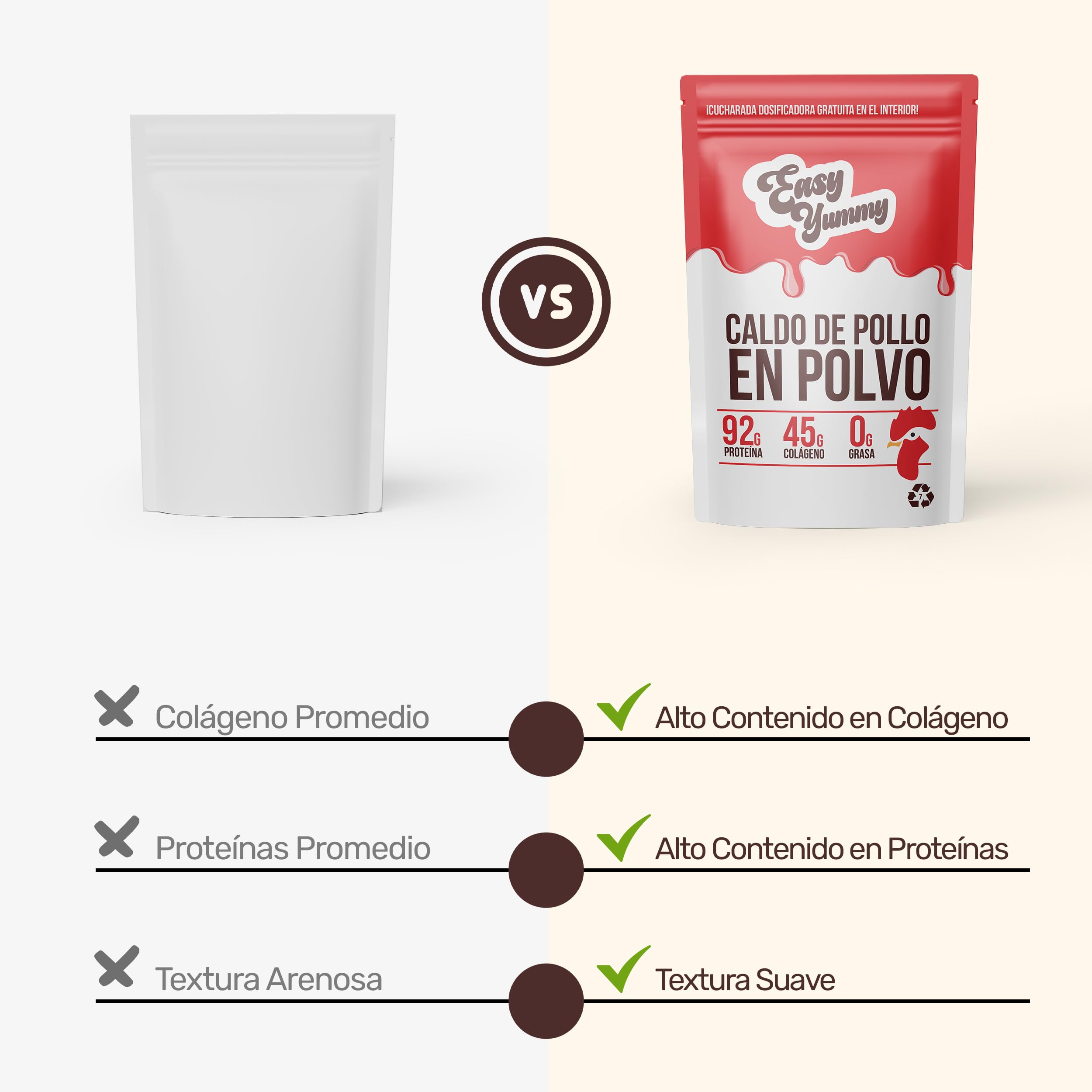Caldo de Huesos 300g 100% Caldo de Pollo Sin Aditivos