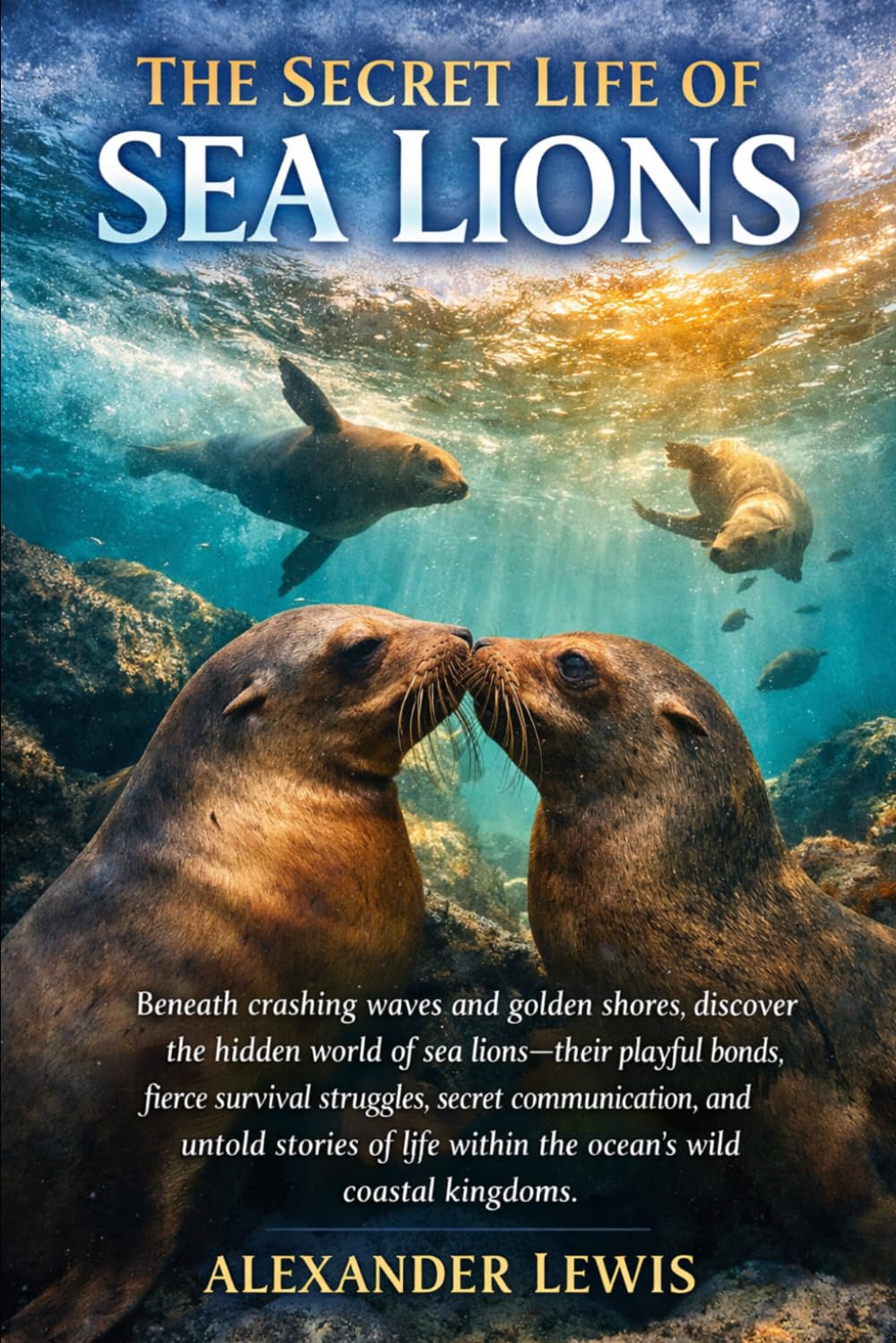 THE SECRET LIFE OF SEA LIONS: Beneath crashing waves and golden shores, discover the hidden world of sea lions—their playful bonds, fierce survival ... within the ocean’s wild coastal kingdoms.