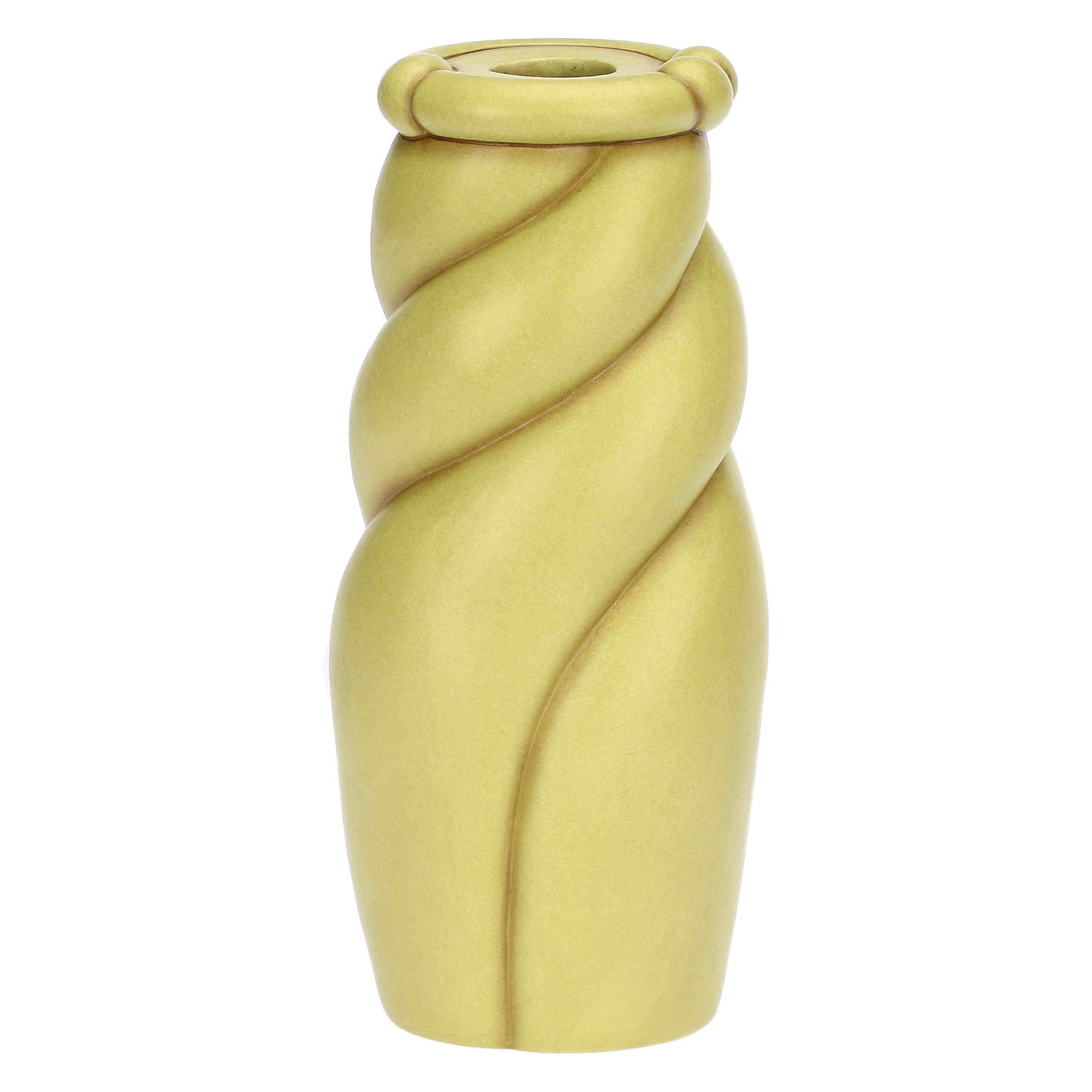 THUN - Vaso Twist, grande - ceramica - Collezione Giardino di primavera - 10.4 x 10.1 x 23.1 cm