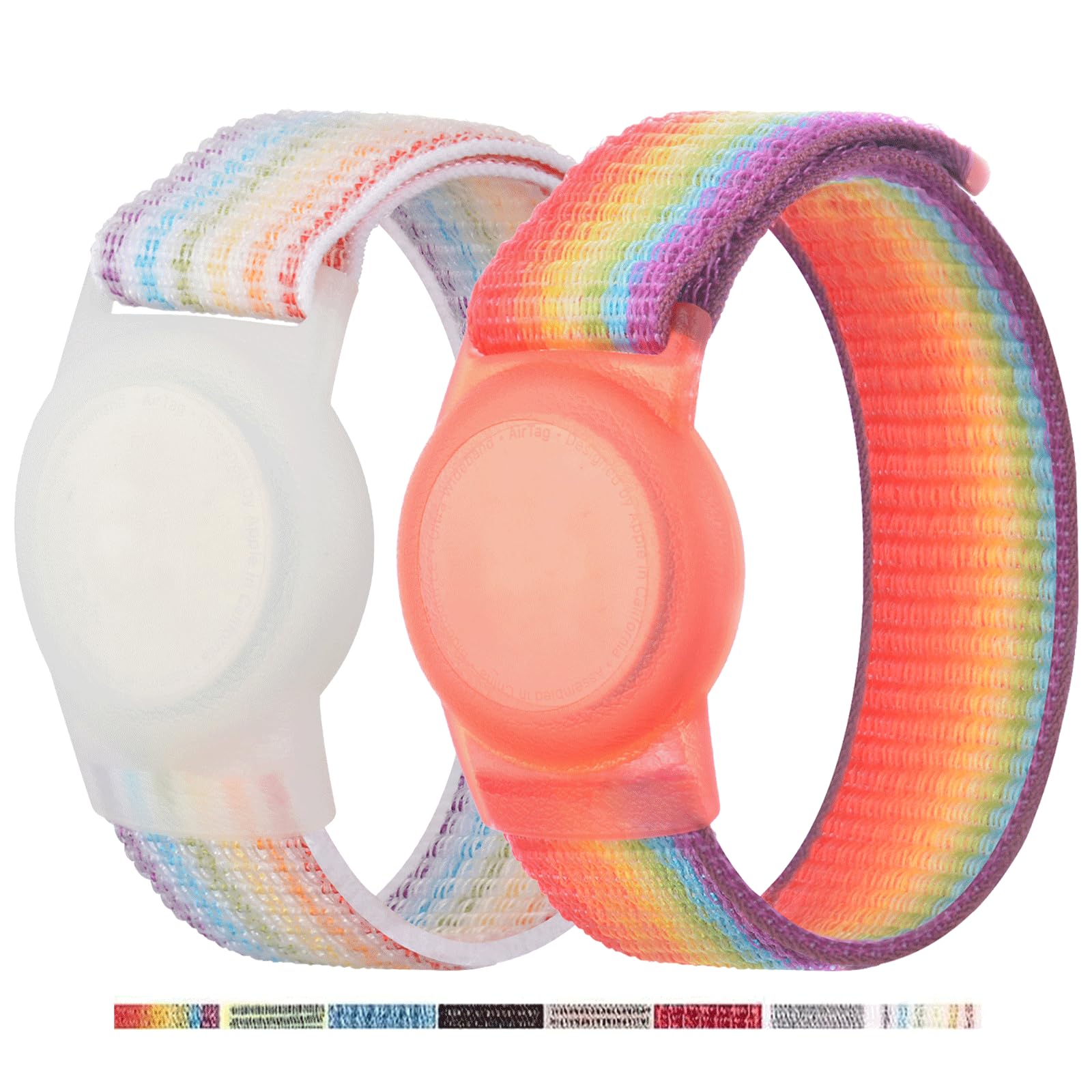 Bracelet for AirTag Kids,Protective Cover for Air Tag with Nylon Wristband