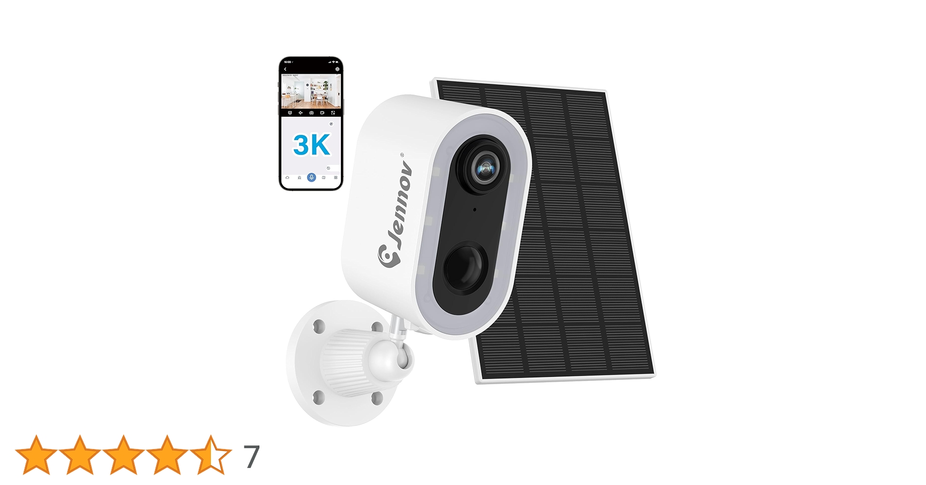 Amazon.co.jp: 【完全無線】 Jennov 防犯カメラ ワイヤレス 屋外