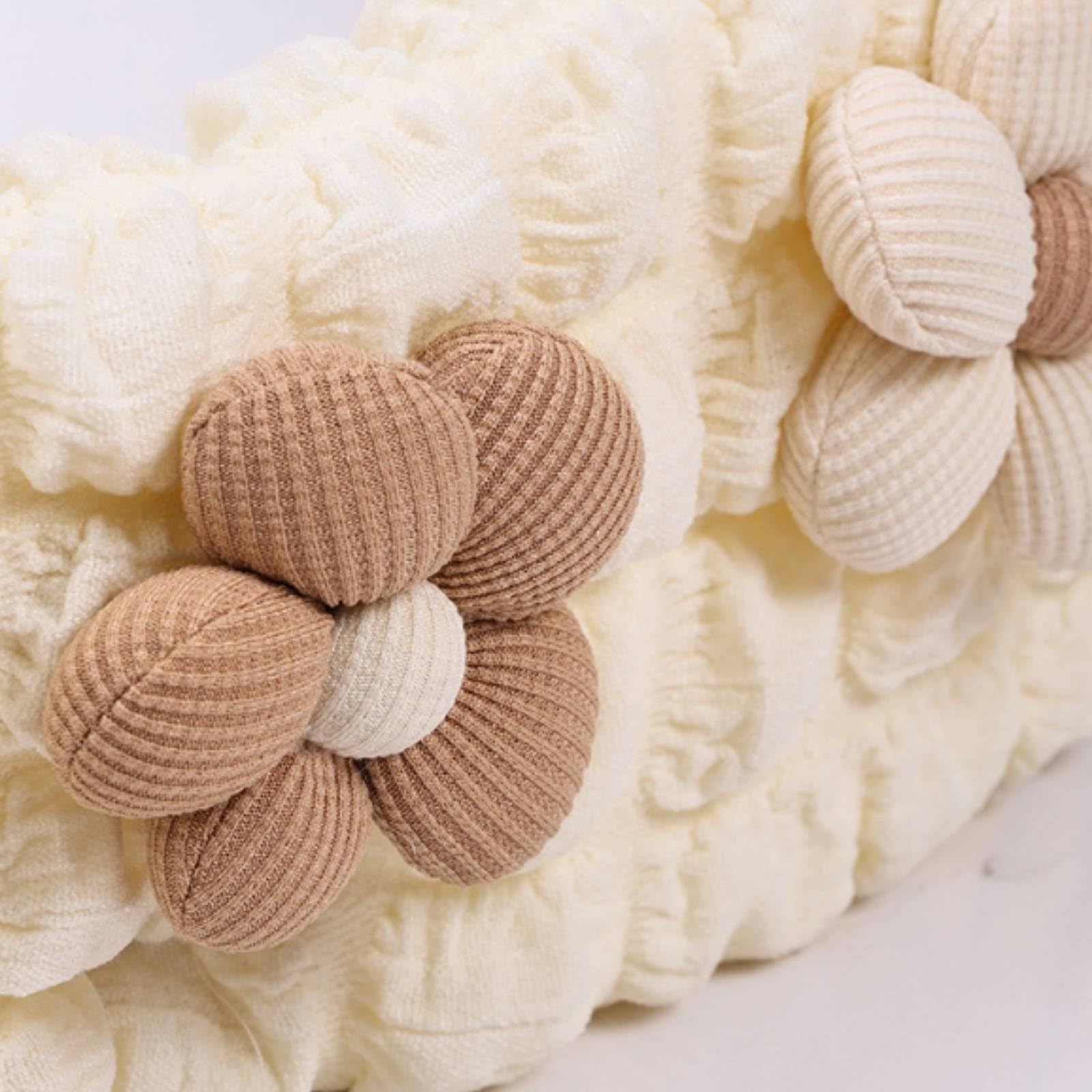 Housse Poussette avec Fleurs Matelassé Housse Poignée Poussette Universelle Accessoire pour, Déplacement