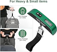 Vista 9 de Travel inspira Combo de báscula digital de equipaje y adaptador de enchufe de viaje, Combo de báscula digital de equipaje y adaptador de enchufe