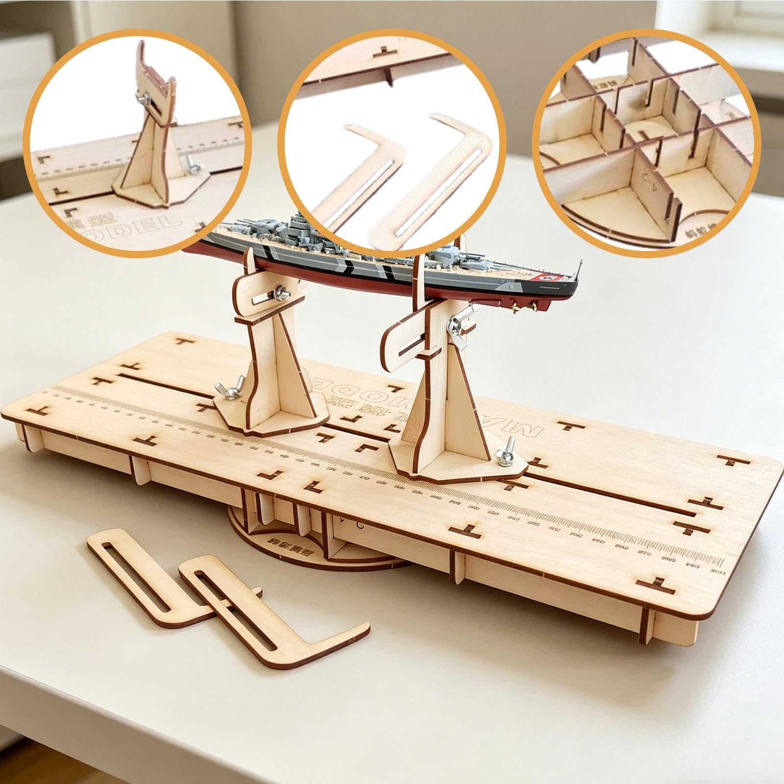 Base para Maquetas de Barcos Soporte para Maquetas de Barcos