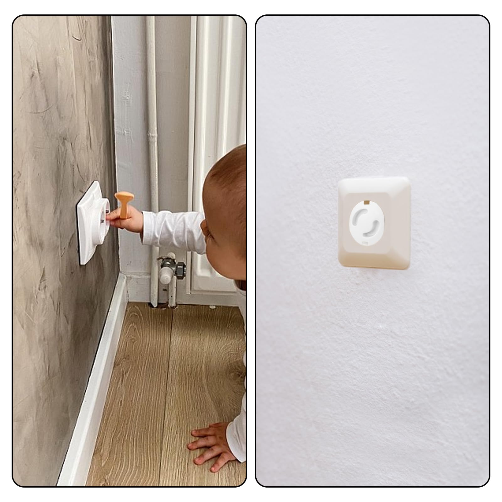 Protezione Prese Elettriche DigitalTech - Kit 20 Pezzi, Meccanismo Rotazione Automatica Per Bambini - Foto 10