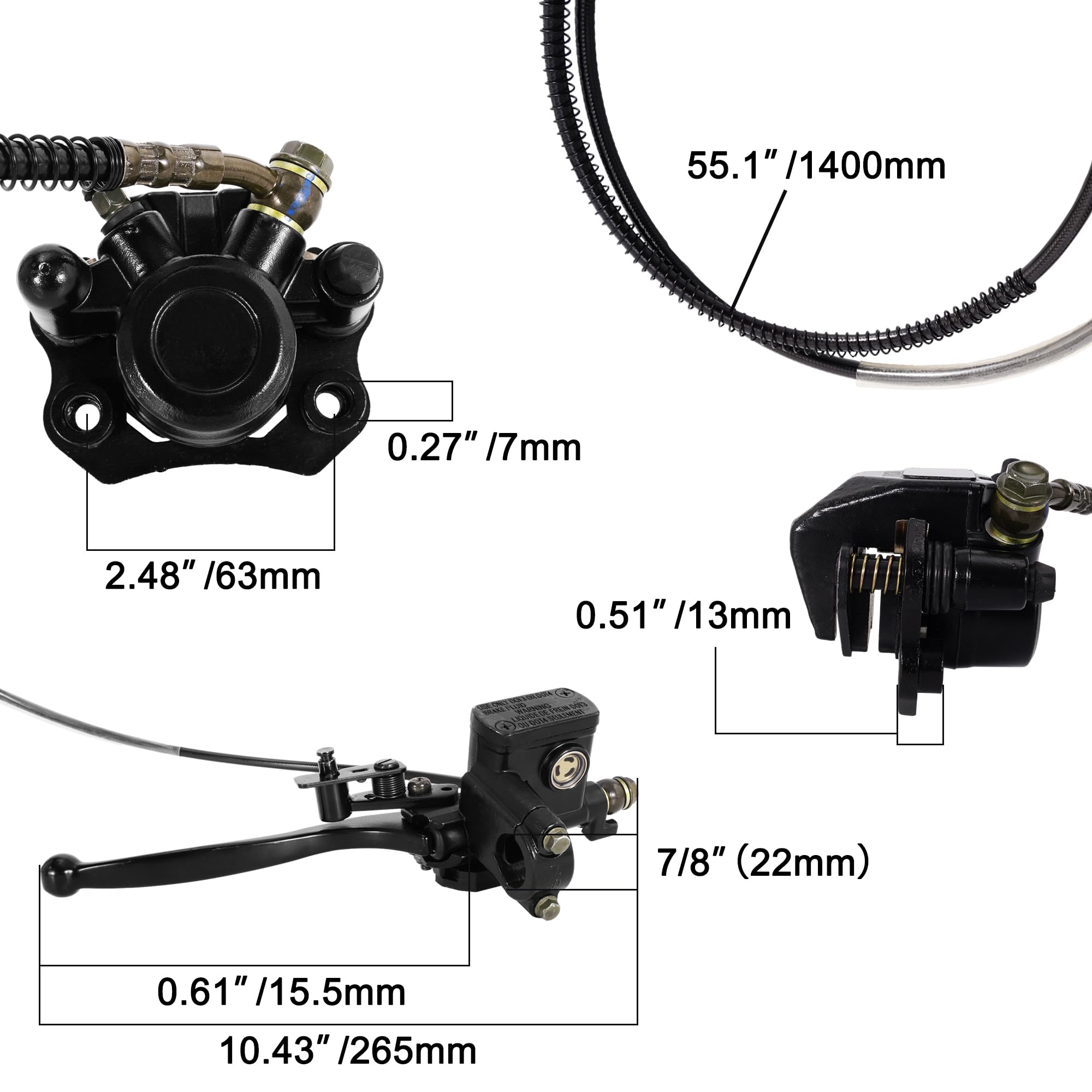Mini Bike-king ノーパンクタイヤ　リアブレーキのみ Mini Bike-king ノーパンクタイヤ リアブレーキのみ