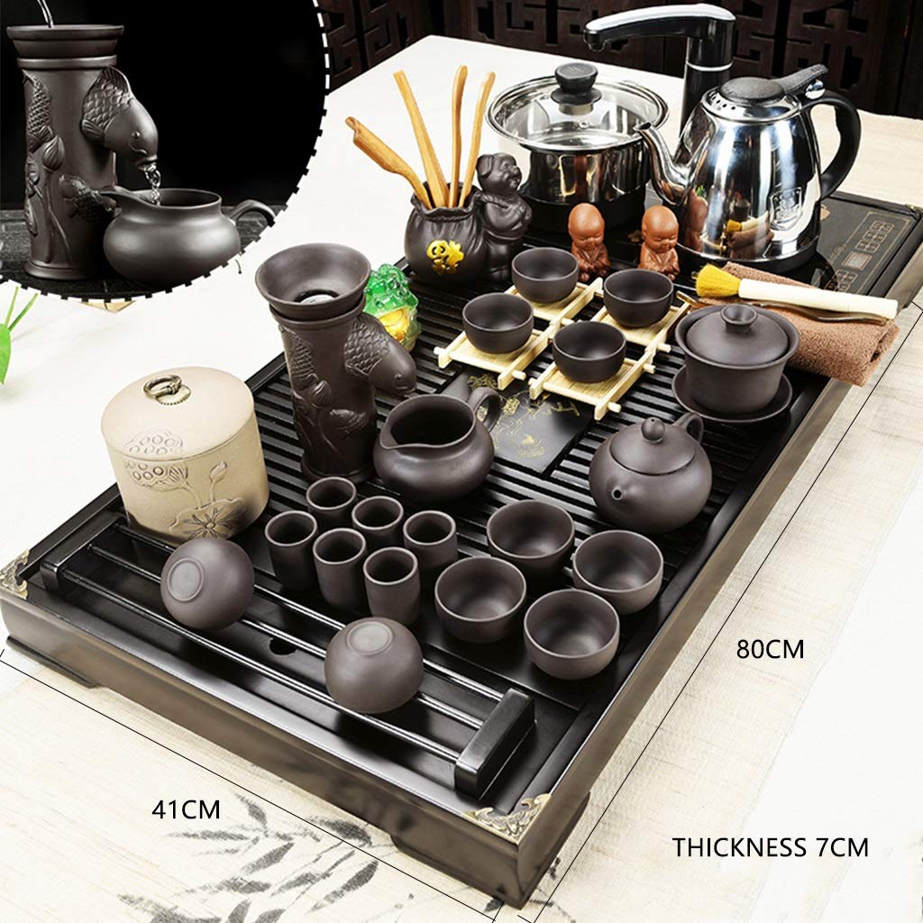 Amazon.co.jp: 茶道具 中国茶トレイ、中国茶テーブル ティートレイ