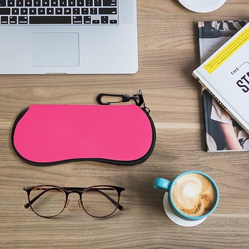 Miniatura 180 de MoKo - Estuche suave, ultra ligero, de neopreno, para lentes de sol, con cremallera y clip para cinturón