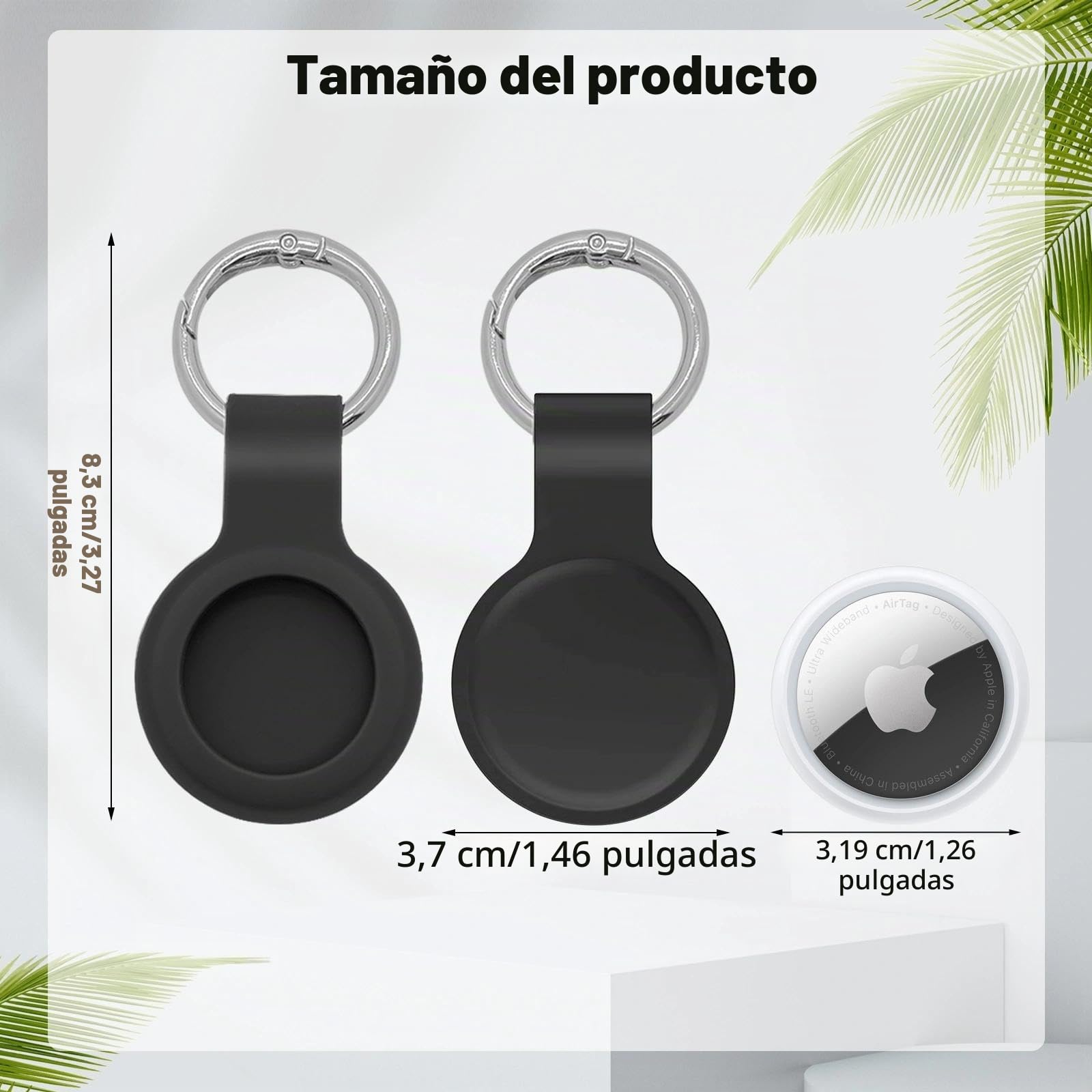 6 Piezas Llavero Funda para Llavero Silicona Case compatibles con Apple AirTags, Anti-Perdida Anti-Rasguños Ligero Protectora 6 Piezas Llavero Funda para Llavero Silicona Case compatibles con Apple AirTags, Anti-Perdida Anti-Rasguños Ligero Protectora