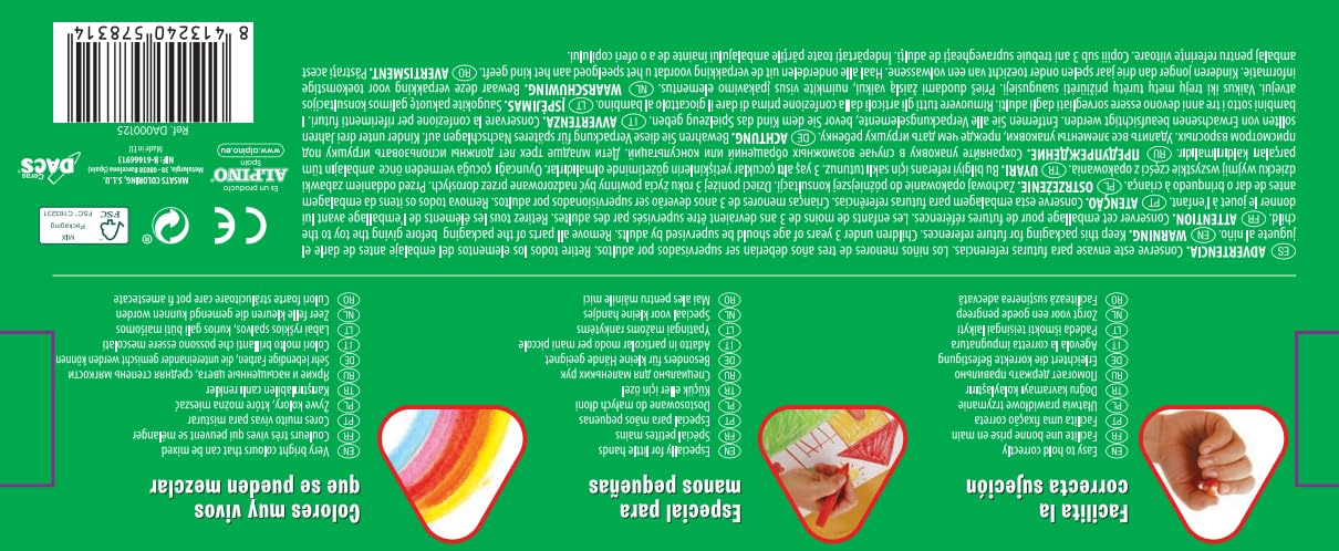 Alpine dx060117 – Wax Crayons 12 x