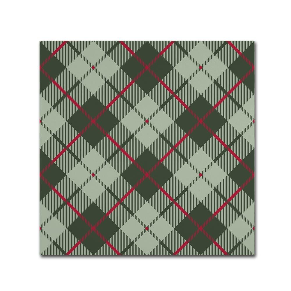 Deer Trail Lodge 1 by Jean Plout, 14x14-Inch Canvas Wall Art