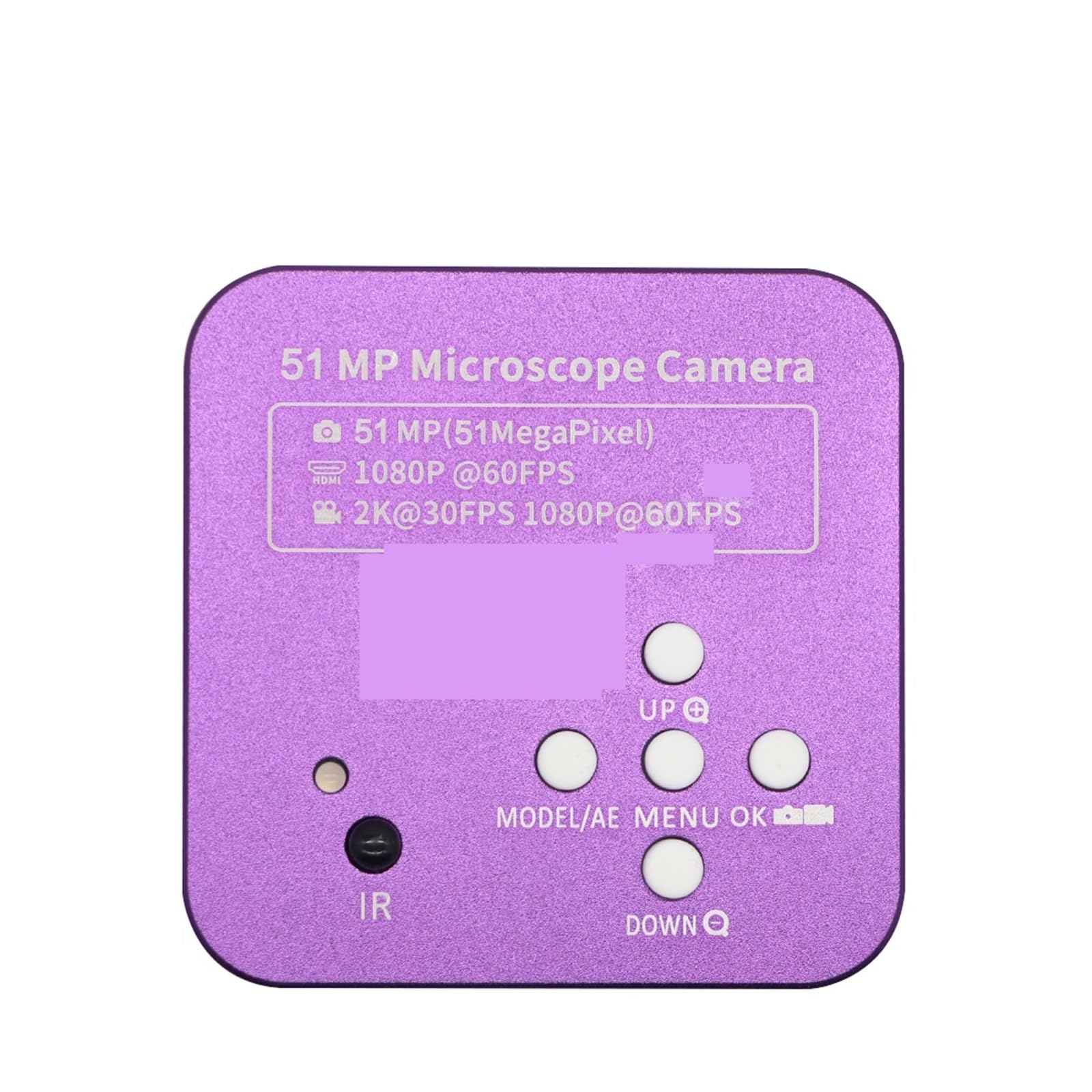 Edede One Color Microscope Lens, 51Mp 2K 1080P 60Fps Usb Industrial Electronic Digital Video Soldering Microscope Camera Magnifier For Cell Phone Pcb Repair