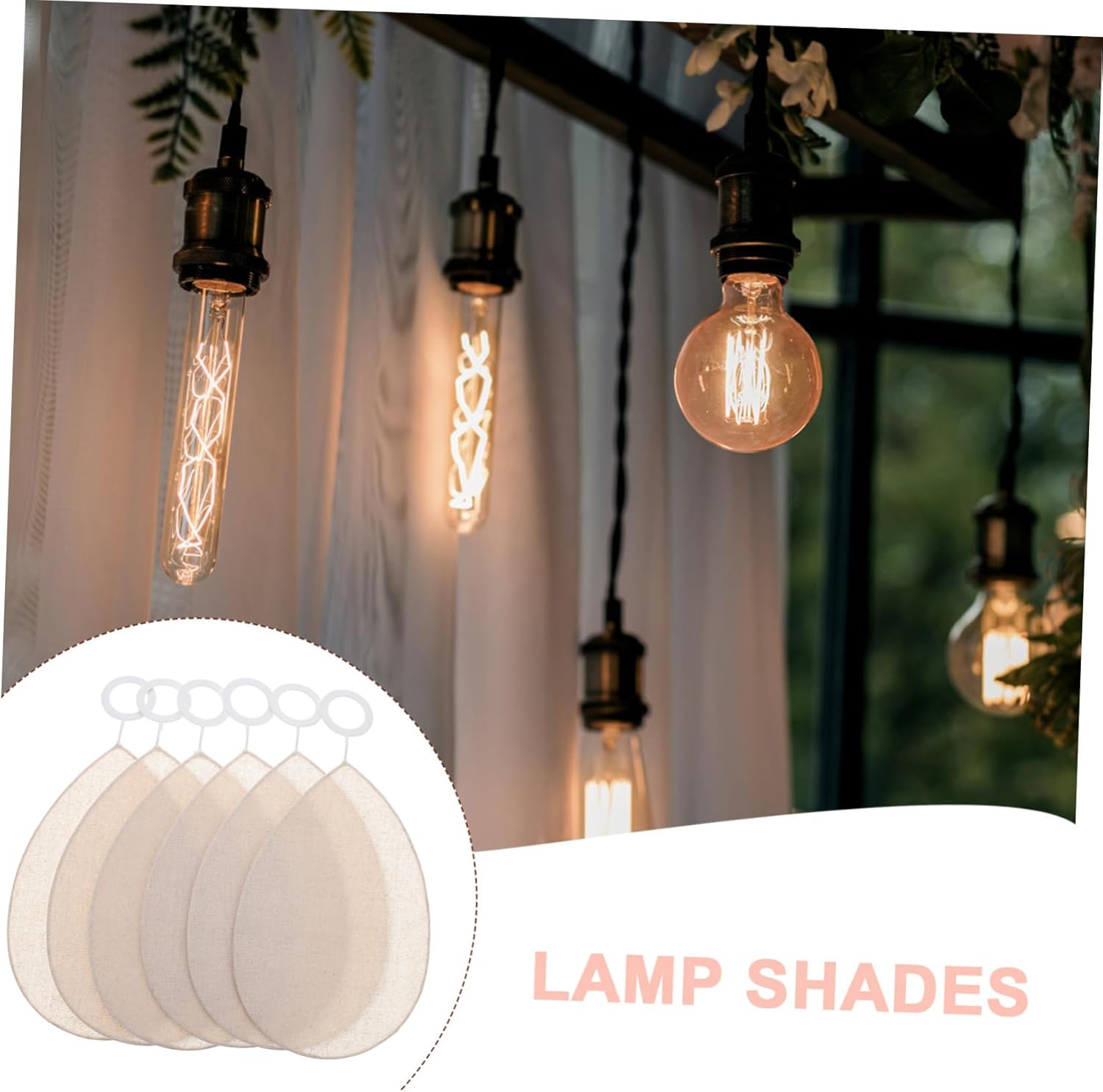 E27 Petal Fabric Lamp Shade for Table and Floor Lamps Small Beige Replacement Lampshade Pleated Design for Home Decor and Living Room Lighting