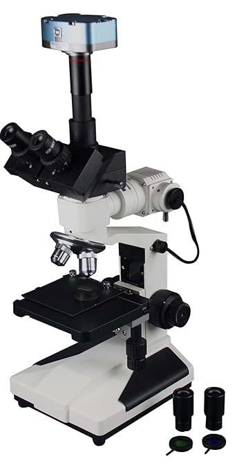 Radical 1200x Professional Quality Trinocular Metallurgical Microscope 3Mp USB Camera