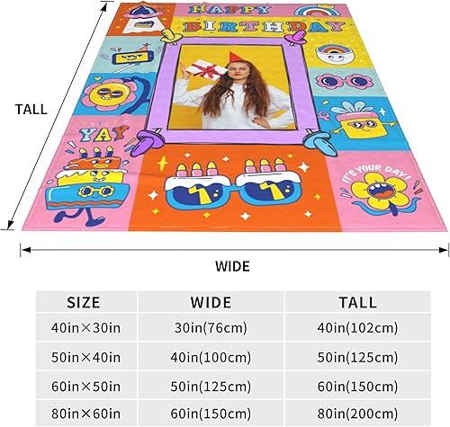 Miniatura 3 de Manta personalizada con fotos, texto, manta personalizada de franela, regalo de cumpleaños para hombres adultos