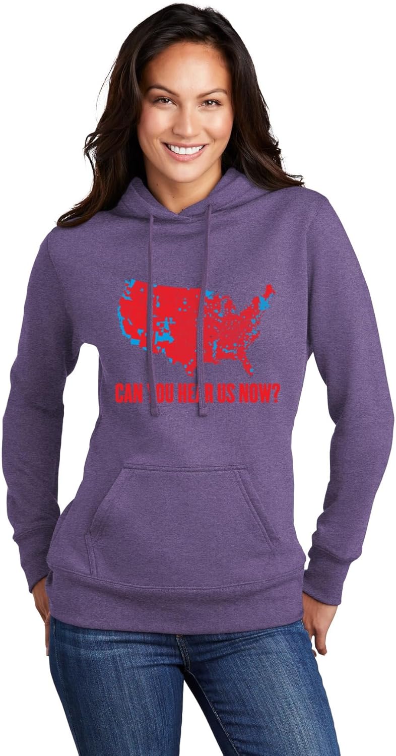 Go All Out Can You Hear Us Now? USA Map Mens Women Sweatshirt Hoodie