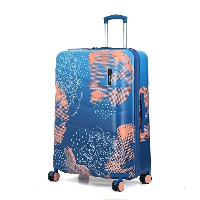 Safari Serene Pro 8 Wheels 77cm Large Size Trolley Bag, Hard Case Printed Polycarbonate, 360 Degree Wheeling Checkin Luggage for Men & Women, Suitcase for Travel, Trolley Bags for Travel