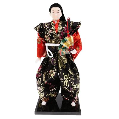CALANDIS Japanese Samurai Doll Arts Crafts Humanoid Doll Home Office Decor Gift #3