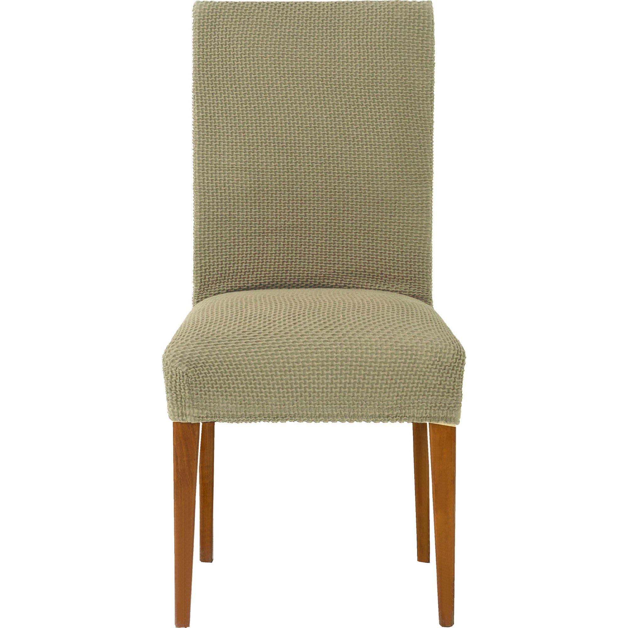 Fundas de silla color lino perfectas para vestir su salón en cenas y reuniones de hogar