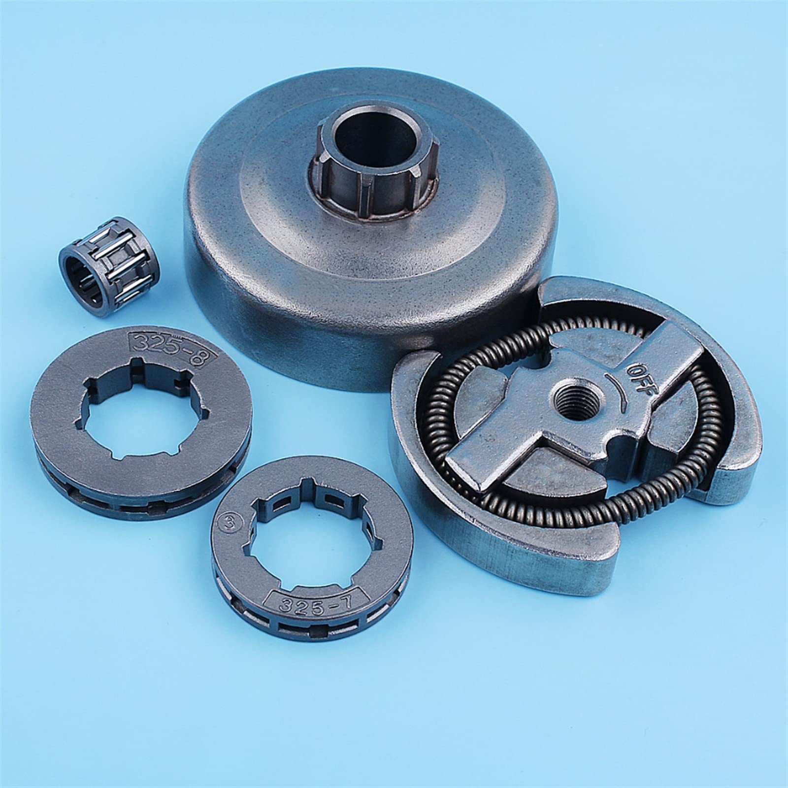 325;Kit de piñón de llanta de Tambor de Embrague Apto for Husqvarna 235e 240e 235 240 137 142 36 41 for Piezas de Motosierra Jonsered 2035 2036 2040