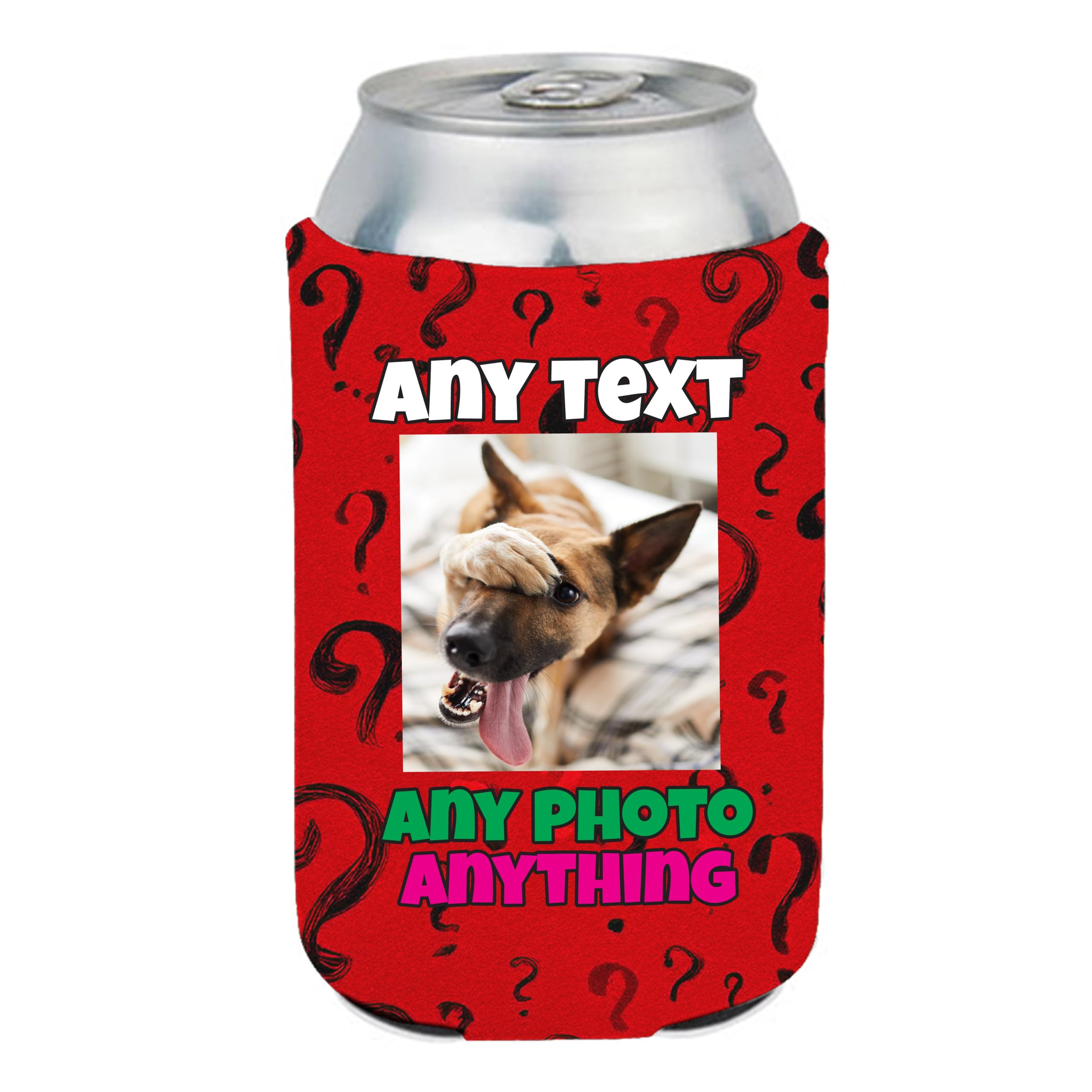 Custom Can cooler WYCO Products customizable can insulation (Choose your own background)