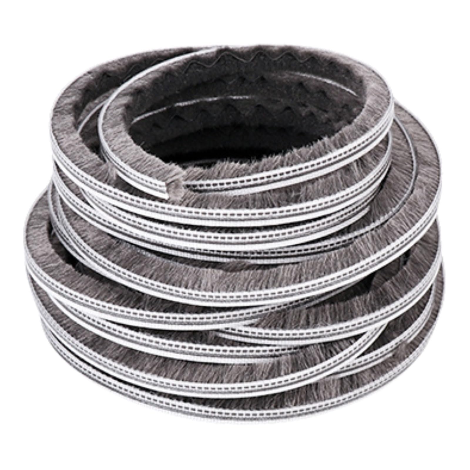 Cooalinar Door Brush Strip,Brush Weather Stripping,Door Draft Excluder Strip,Draught Excluders & Seals,Draft Excluder For Window Insulation,Dustproof,Sound Insulation,For Windows