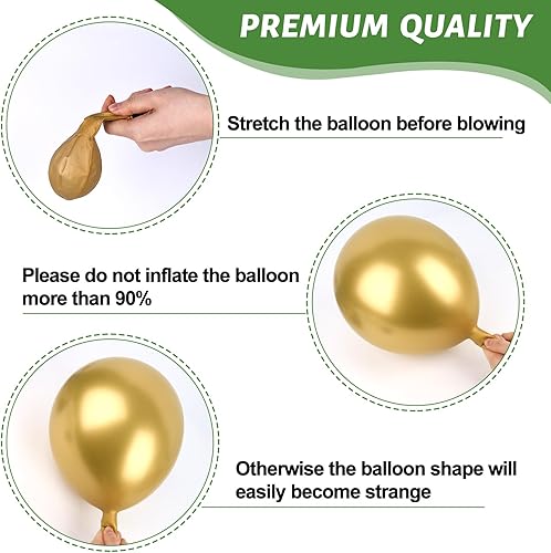 Miniatura 5 de LovesTown Kit de guirnalda de globos verde salvia, kit de arco de 150 piezas, globos de látex de diferentes tamaños, globos metálicos de confeti