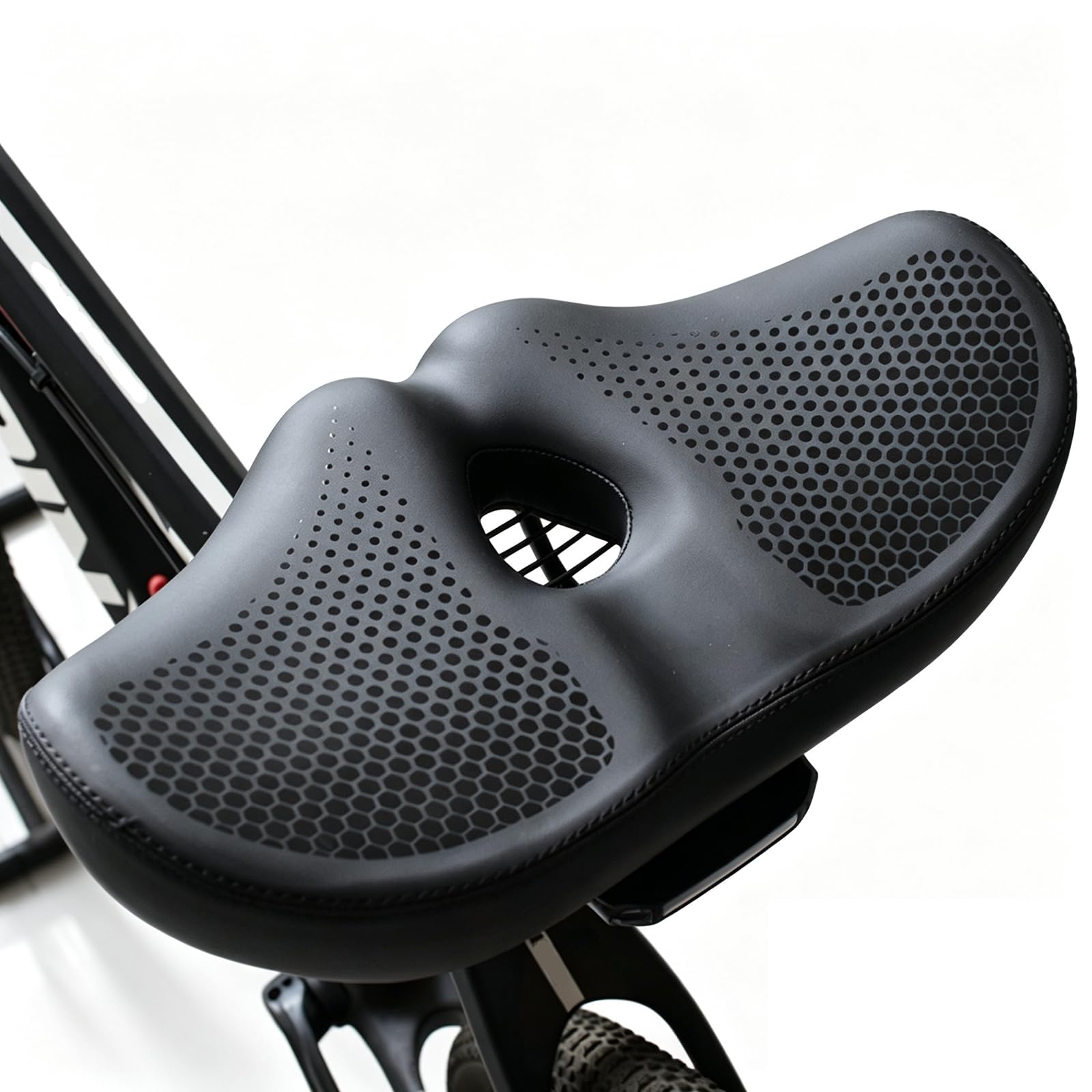 Sillín de Bicicleta para Scott Roxter 2016–2026 | asiento cómodo amortiguación doble ventilación central diseño ergonómico antipresión antideslizante suave para viajes largos