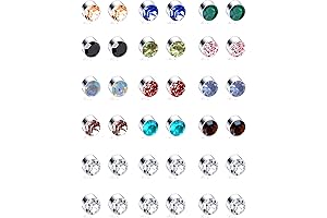 CyberLas Magnetic Earrings: A Bevy of Colorful Studs for Unpierced Ears