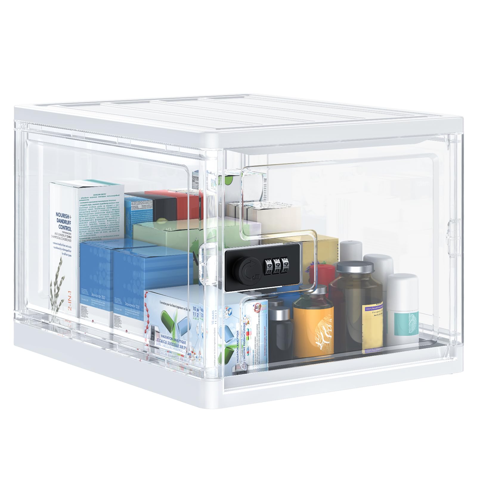 Amazon.com: Uniclife Medicine Lock Box with Combination Lock 13 L