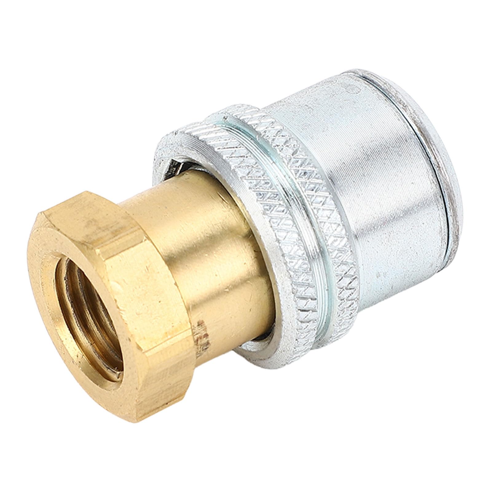 Tire Air Chuck, Tire Inflator Chuck Efficient Inflation 1/4in FNPT Brass Construction Locking Air Chuck for Automobile Tire Air Compressor