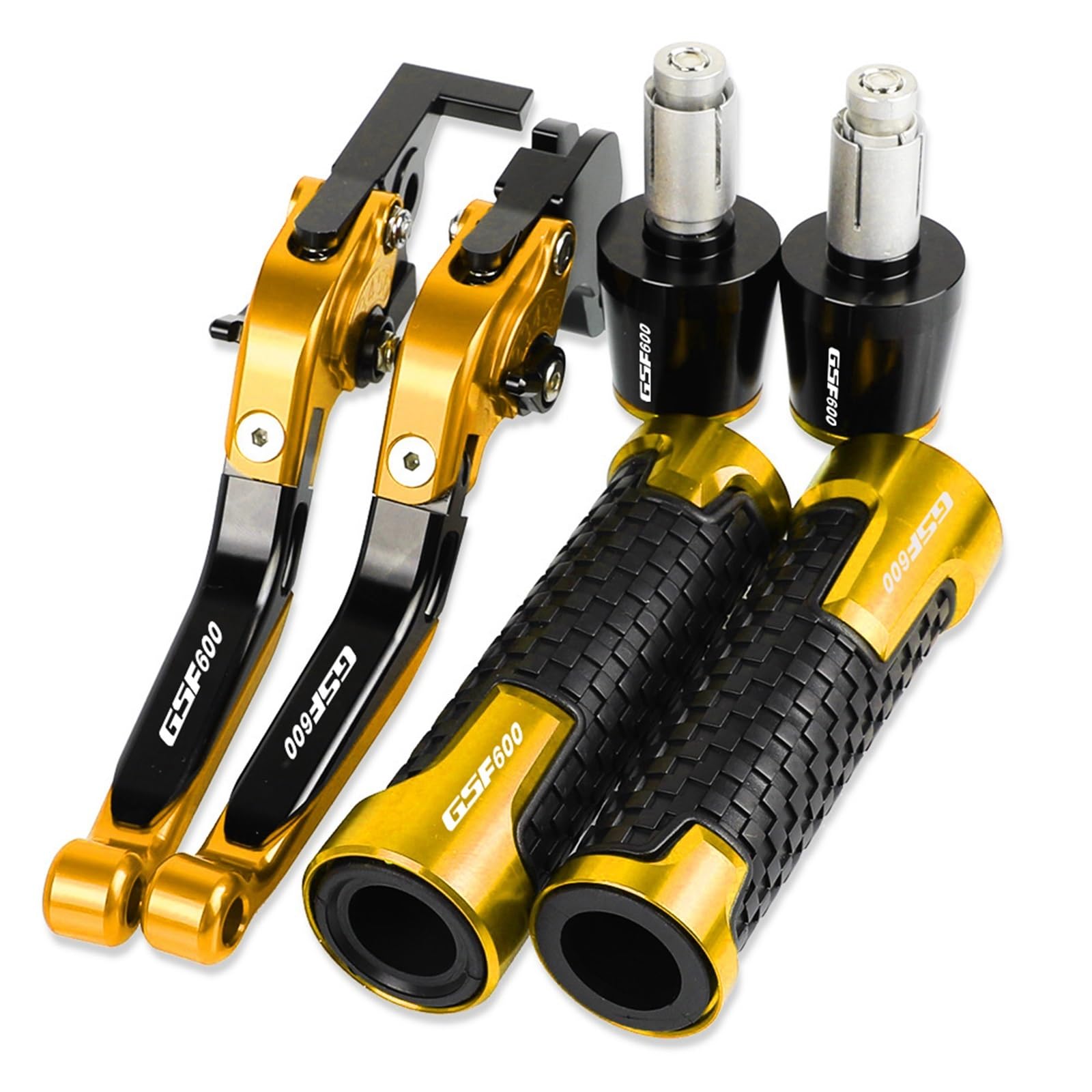 Leve Freno E Frizione Regolabili In Alluminio Per Suzuki Bandit GSF600 (2007-2015), Con Manopole E Serbatoio
