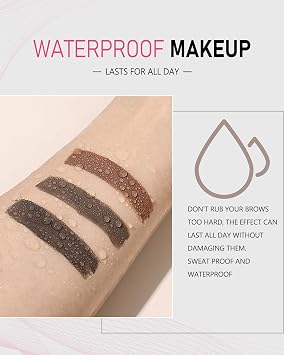 Yfulfill Black Eyebrow Pencils for Black Hair, Fuller Defined Brows