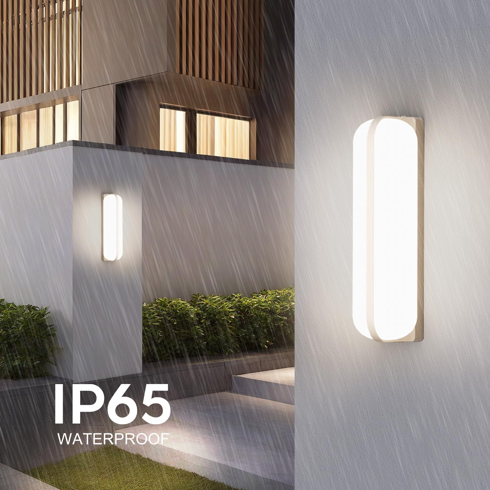 Letlit 20W LED Wall Light, White, 26.5*10*8cm - Image 3