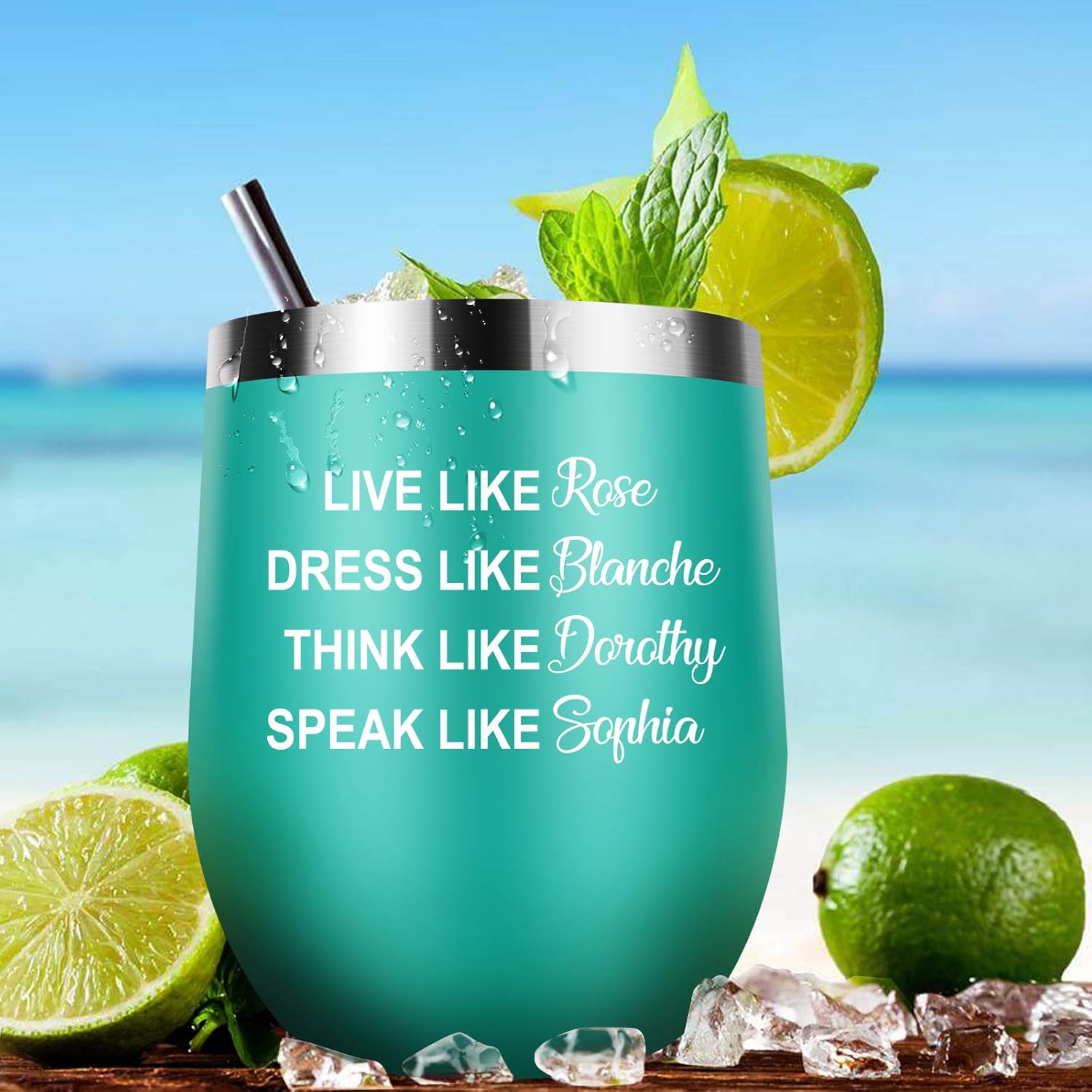 🛒 Crazy Deals Golden Girls Gift - Unique Birthday Gift For Women - Live like Rose Dress like Blanche - Funny Friendship, Birthday Gifts for Friends Female,Wife,Mom,Daughter,Sister,BFF - 12 OZ