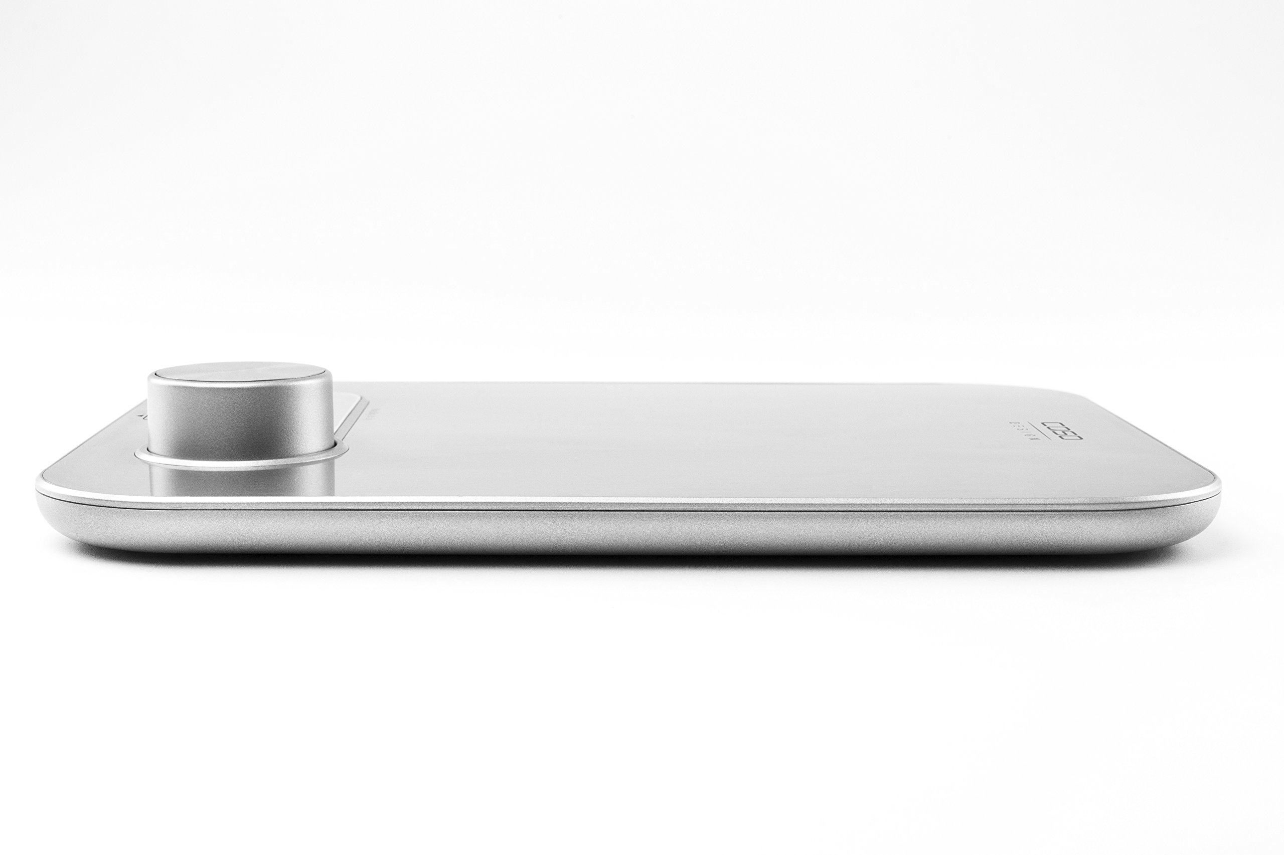 CASO Kitchen Energy Design - Bilancia da cucina digitale, utilizzo senza batteria grazie all'energia cinetica, ecologica e sostenibile, fino a 5 kg in gradini da 1 g, in acciaio inox