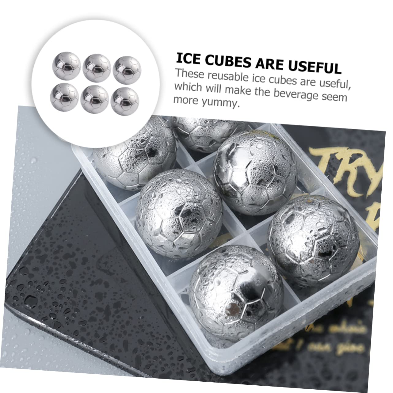 TOPBATHY 2juegos De Reutilizables De Inoxidable Whisky De Enfriadores De Bebidas Para Bar y Sin Olores