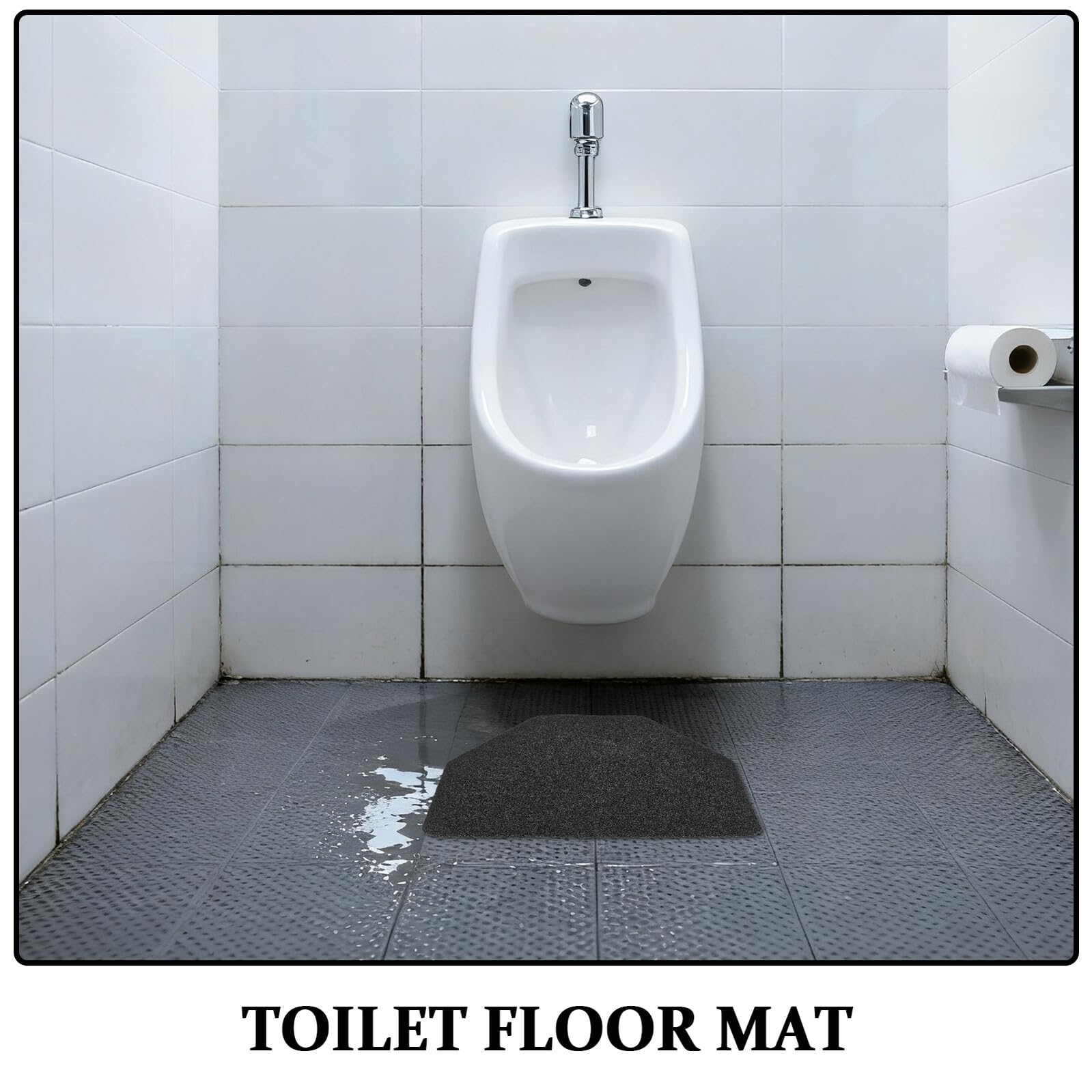 Hohopeti 4stücke Wc-badematte rutschfest Waschbar Urinalzubehör Urinalmatten für Herren-wcs Hygiene-lösung für Hotels Büros Öffentliche Toiletten