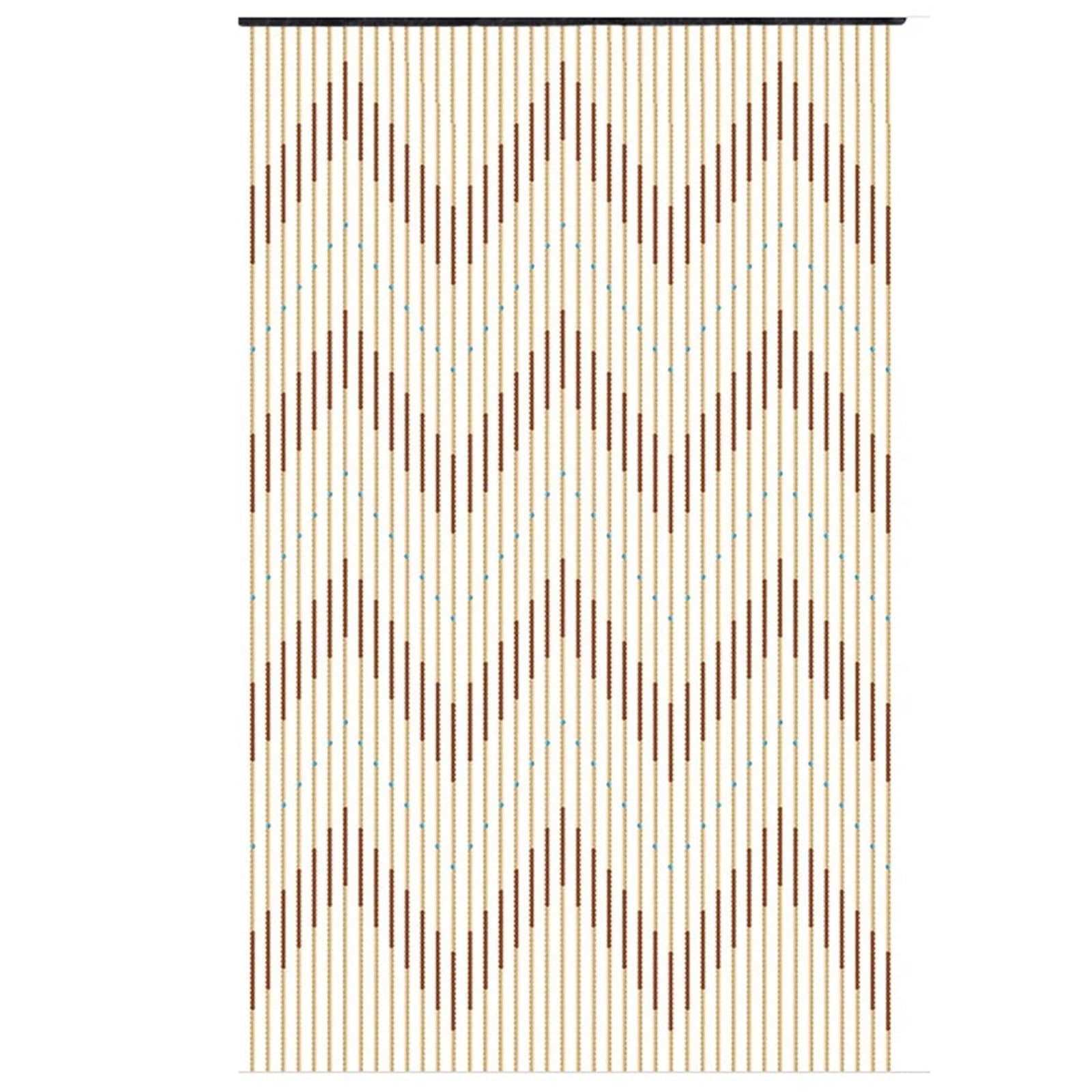 FonHNDG Bead curtains for doors 90x220CM 31 Vintage Wood Beaded Door Curtain For Bath Bedroom Porch Doorway
