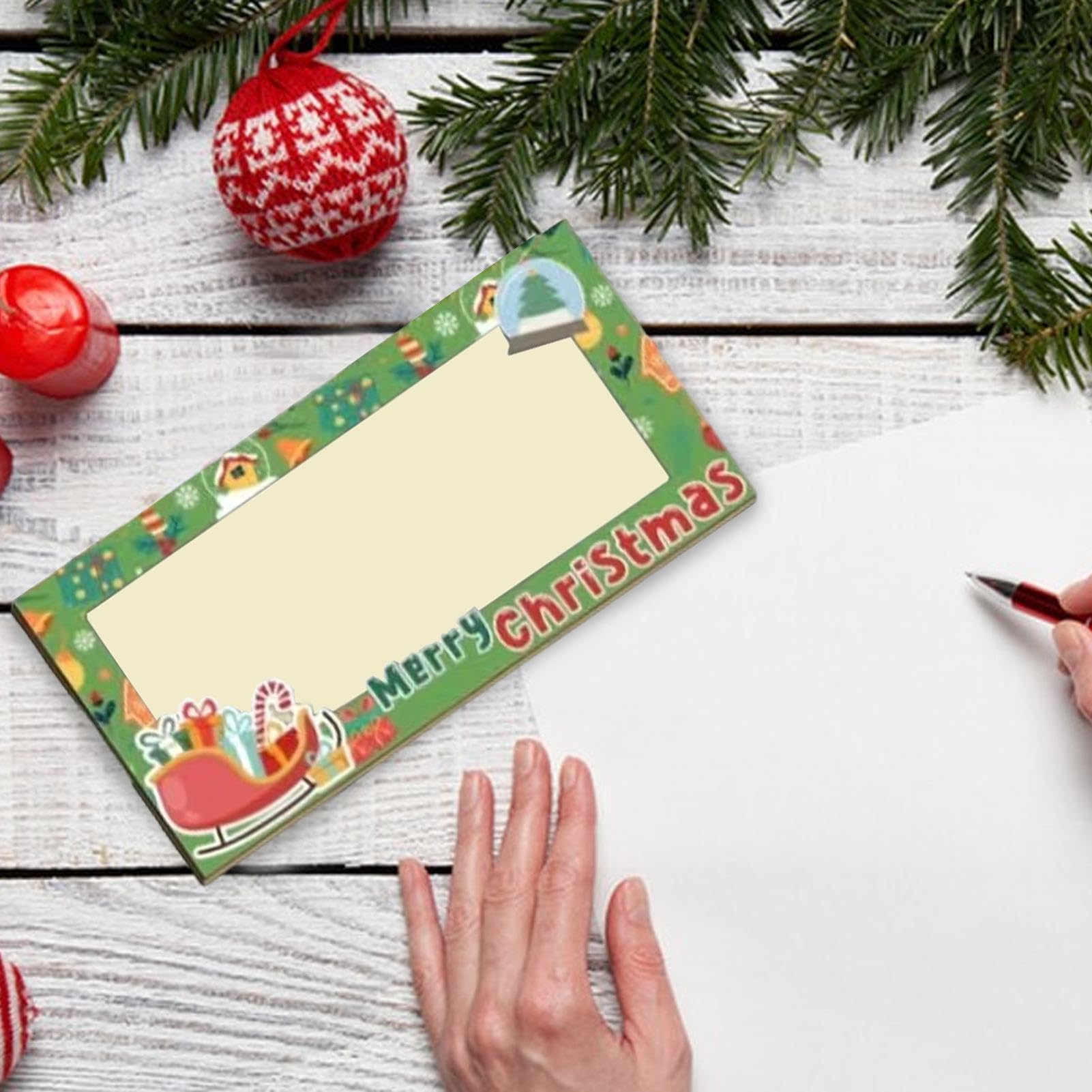 Titular de dinero de Navidad, Titulares de efectivo de Navidad,Titular de tarjetas de dinero Tarjetas de Navidad divertidas - Decoraciones navideñas de madera, soporte para efectivo, recuerdo de fiest