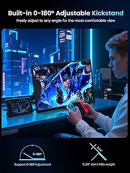 Amazon.com: UPERFECT Portable Monitor 18.5 inch 120HZ 125