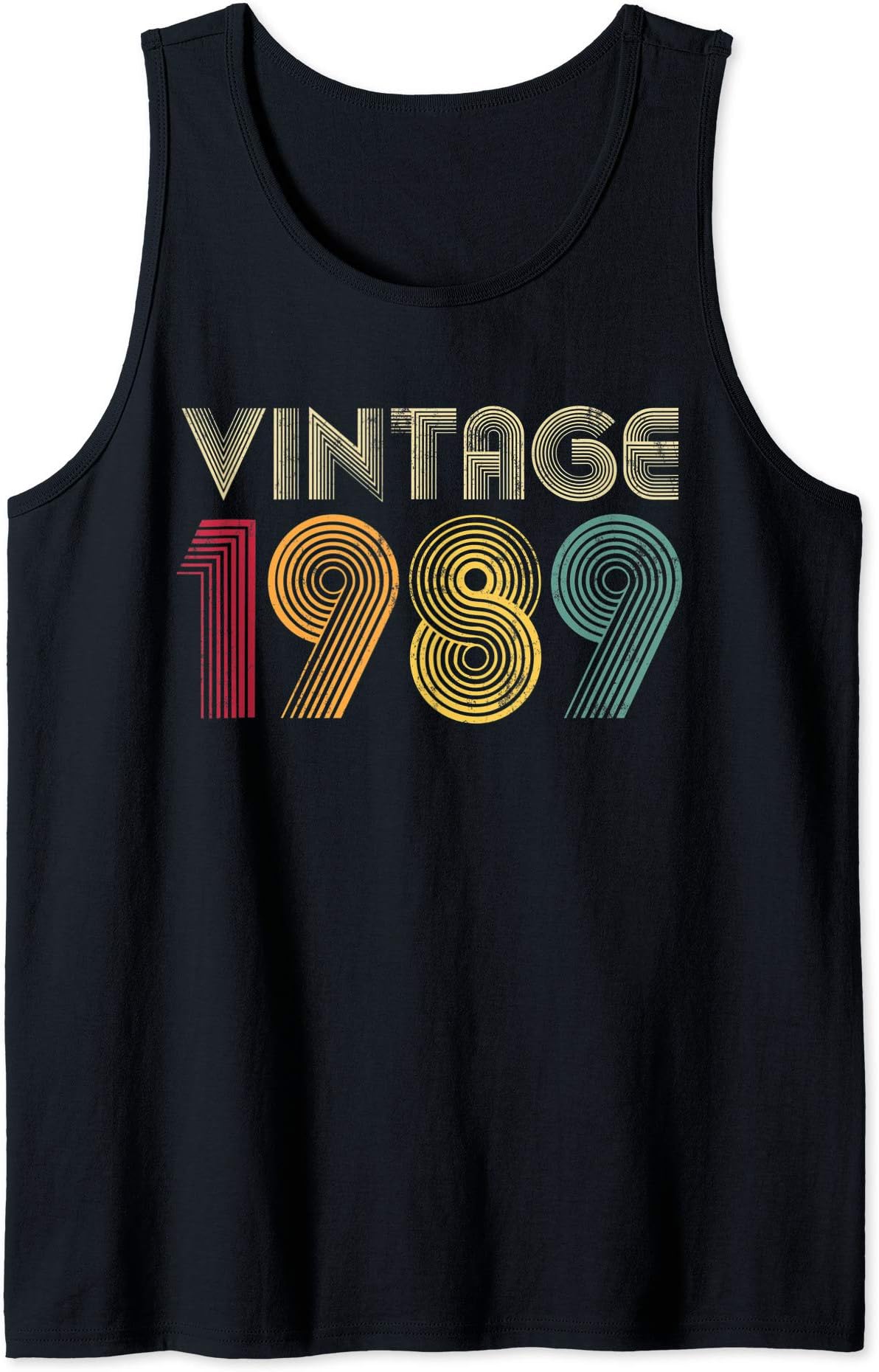 36th Birthday Classic 1989 Vintage Men Women 36 Years Tank Top