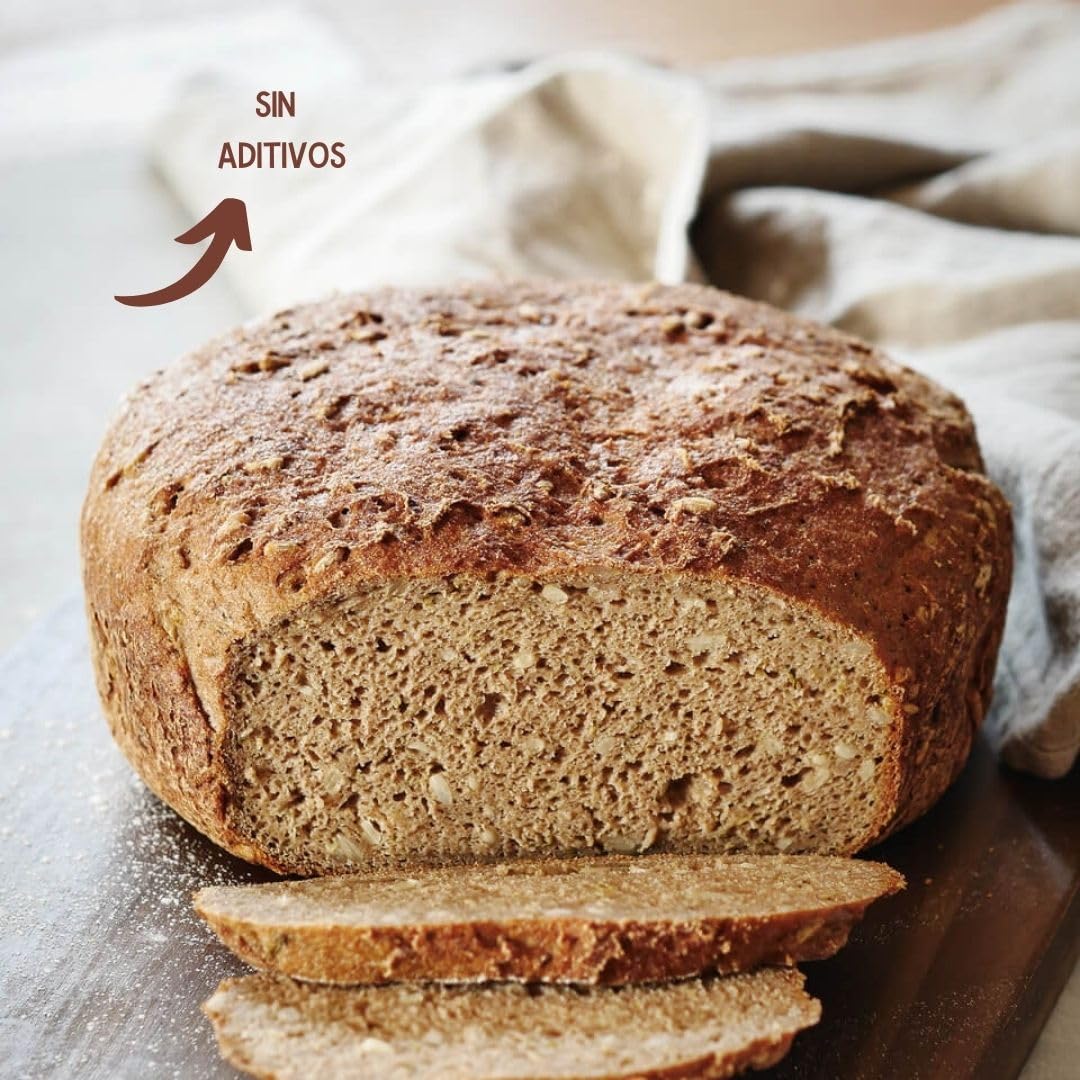 Ruut Mezcla de Harina sin Gluten a Base de Harina de Yuca - Sustituye el Trigo para Hacer Panes y Bollos sin Aditivos con Harina sin Gluten - Harina de Pan Paleo, Vegetariana, Duradera - 3x810 g