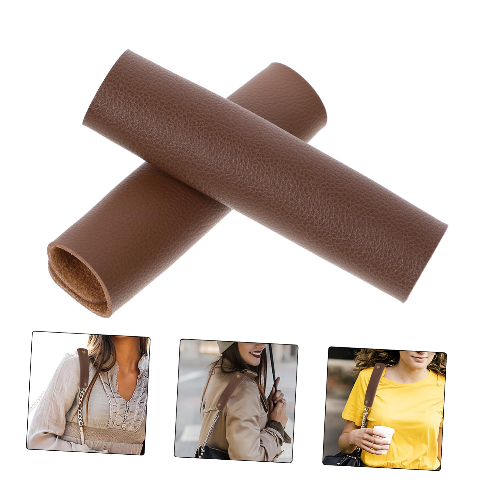 Holibanna 20piezas Cubiertas De Asas De Equipaje De PU Protector De Manos para Maletas Fundas De Agarre para Viaje Accesorios De Equipaje Color Sólido